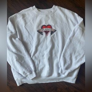 Playboy White Sweater